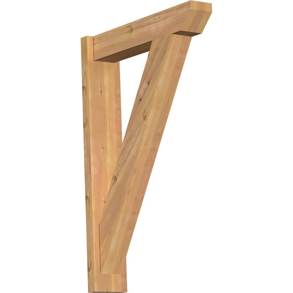Ekena Millwork Traditional Slat Smooth Outlooker, Western Red Cedar, 5 1/2"W x 24"D x 36"H OUT06X24X36TRA06SWR - main